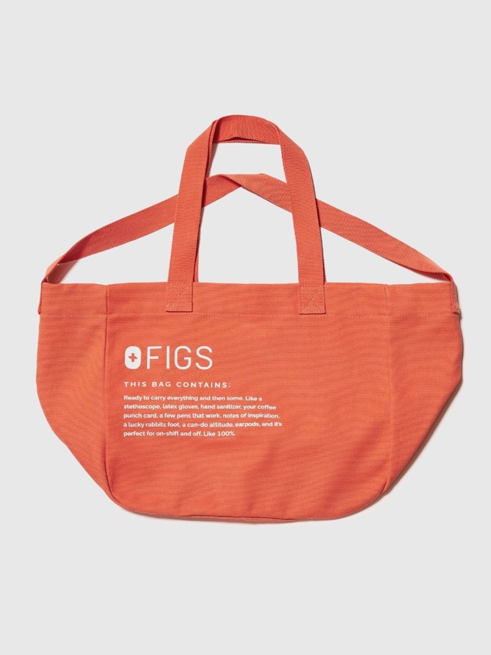 FIGS Sunset Orange Tote